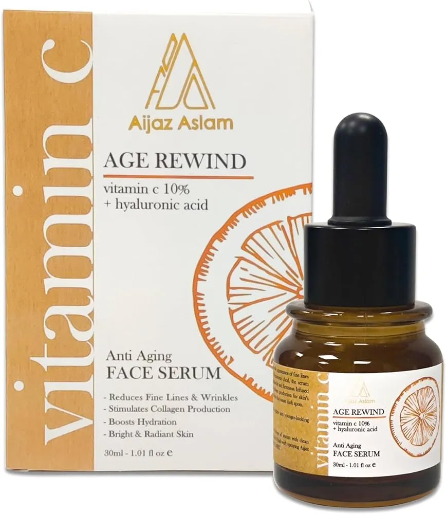 Aijaz Aslam Age Rewind Vitamin C -10% Anti Aging Face Serum 30Ml