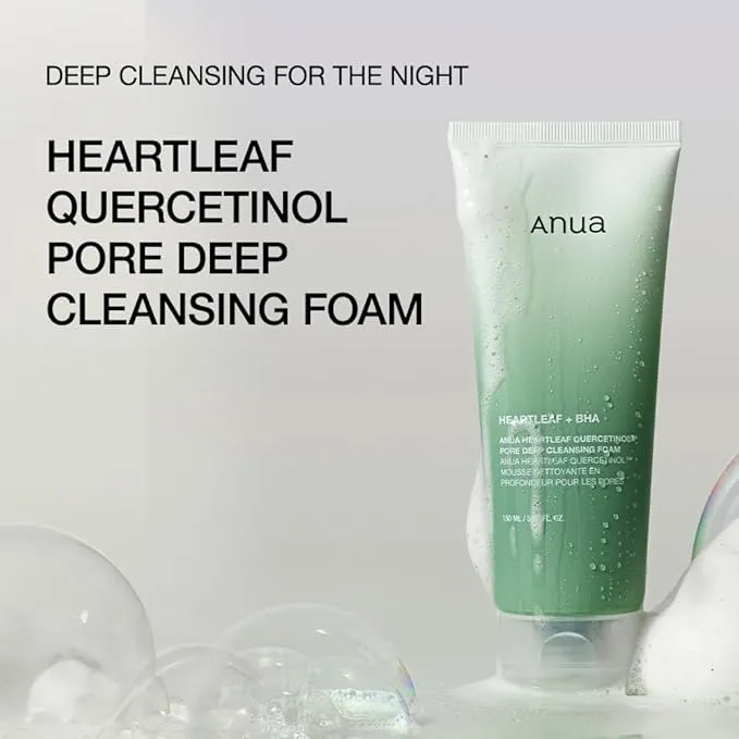 Anua - Heartleaf Quercetinol Pore Deep Cleansing Foam