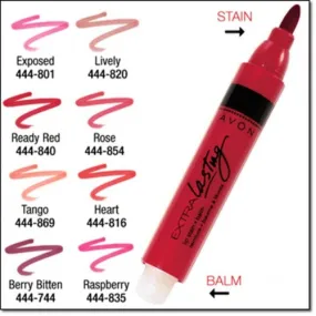 Avon Extra Lasting Lip Stain   Balm | Tango
