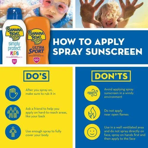 Banana Boat Sport Clear Spray SPF 50  175g