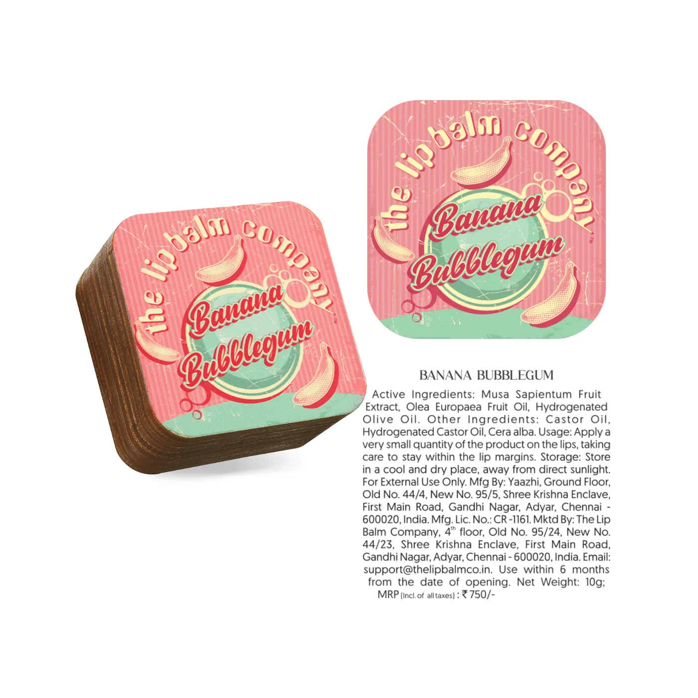Banana Bubblegum Lip Balm