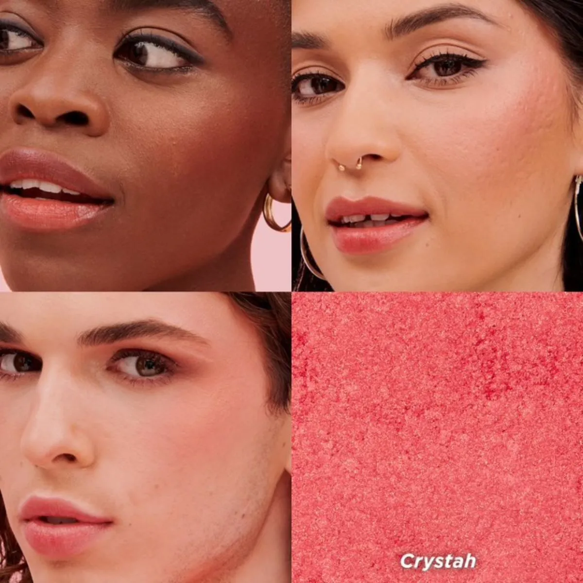 Benefit Powder Crystah Strawberry Pink Blush.