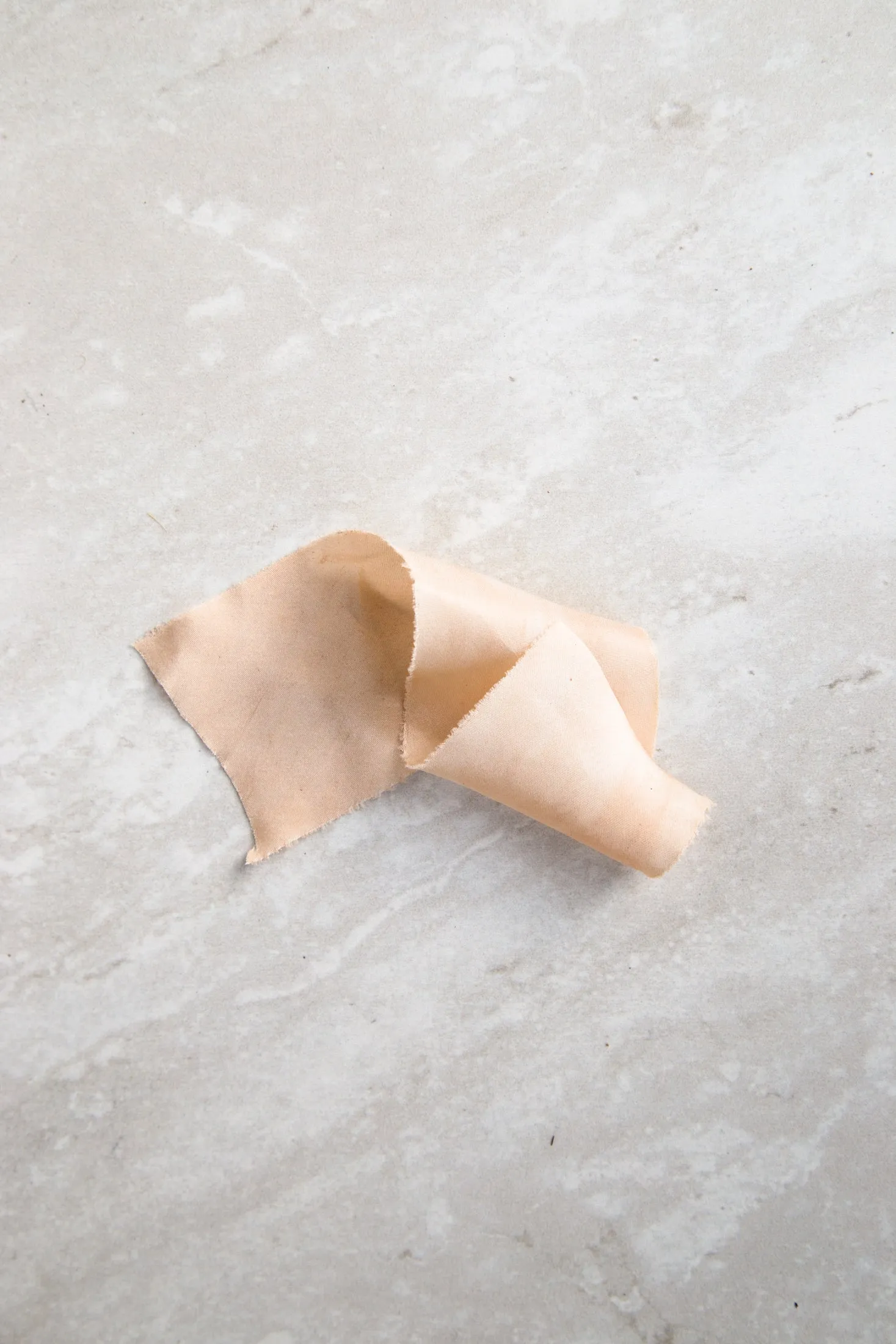 Blush Plant Dyed Silk Ribbon