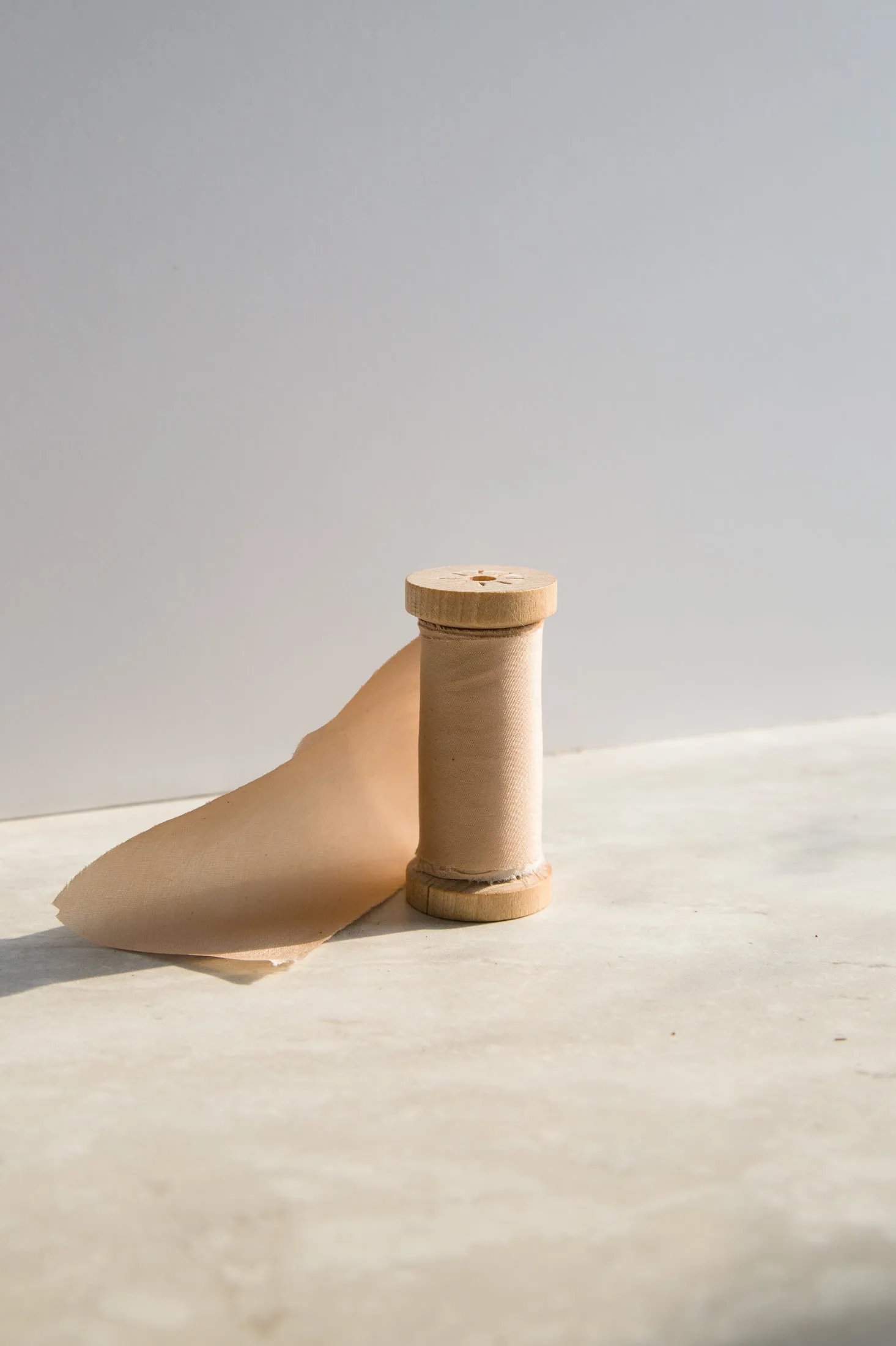 Blush Plant Dyed Silk Ribbon