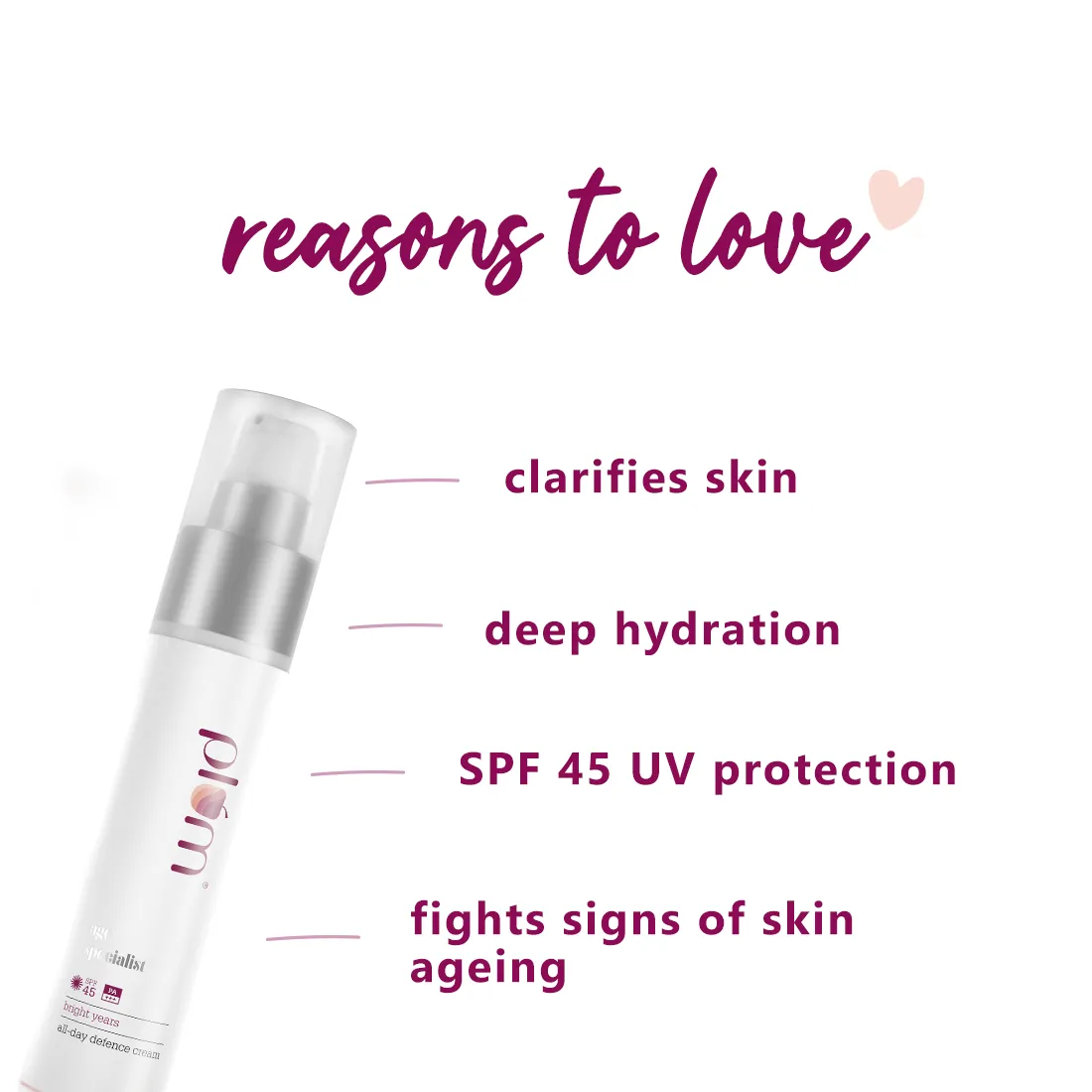 Bright Years All Day Defence Cream SPF 45 PA    Sunscreen