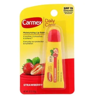 Carmex Daily Care Lip Balm Strawberry SPF15- 10g