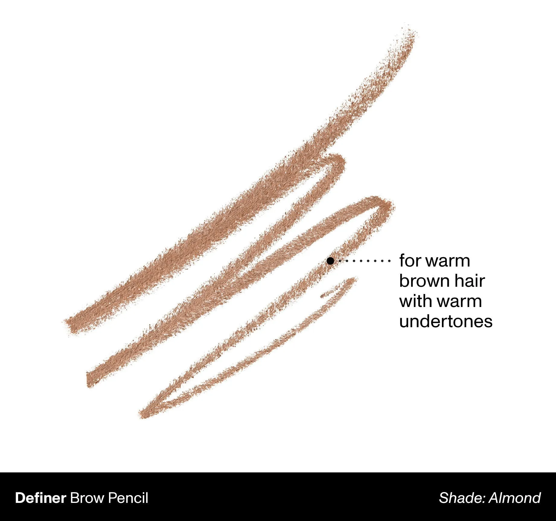 Definer Dual-Ended Brow Pencil & Spoolie - Almond