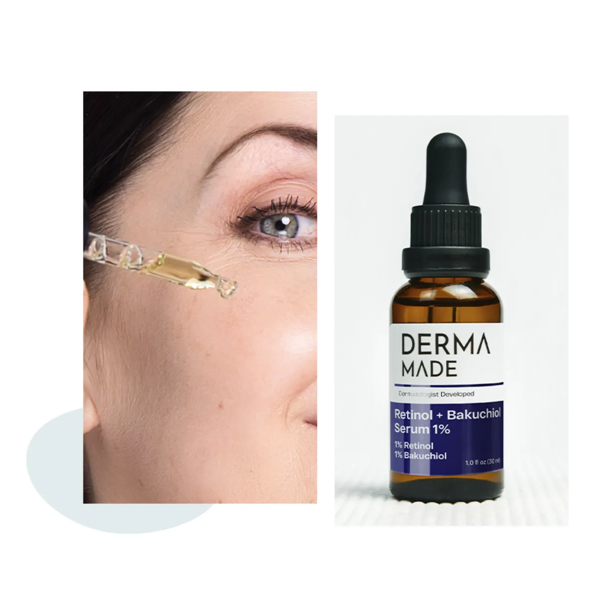 Derma Made Retinol   Bakuchiol Serum 1%