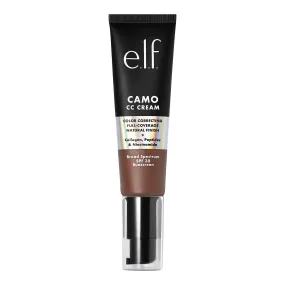e.l.f. Camo CC Cream, Color Correcting Medium-To-Full Coverage Foundation with SPF 30, Rich 620 W, 1.05 Oz (30g)