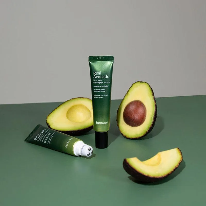 [Farmstay] Real Avocado Nutrition Rolling Eye Serum 25ml