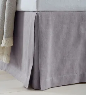 Flint Grey Twill Cotton Linen Valance