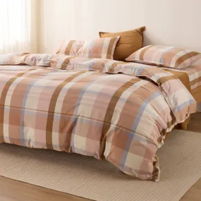 Frankie Flannelette - Marley Gingham Quilt Cover