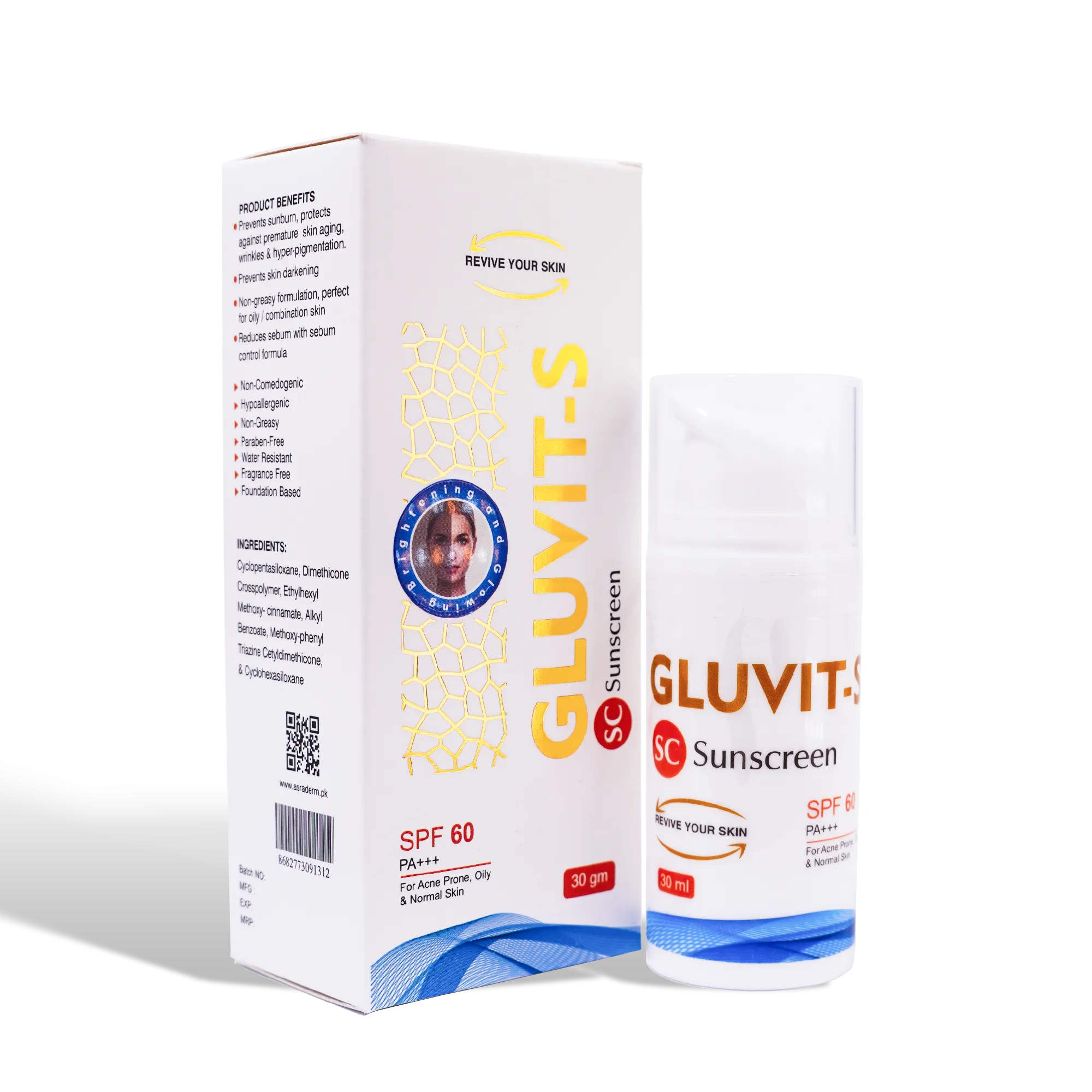 Gluvit-S Sunscreen SPF 60