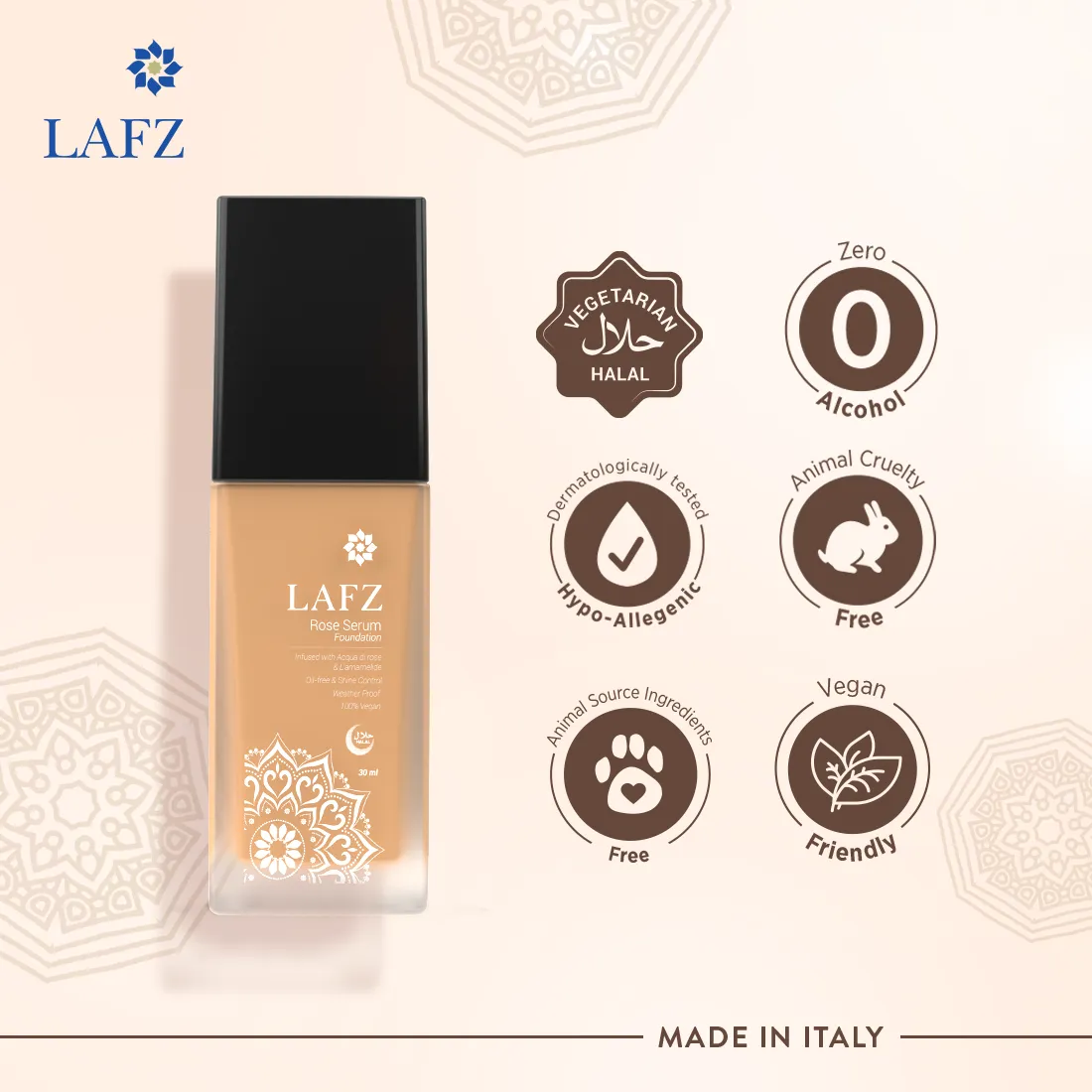 Halal Rose Serum Foundation
