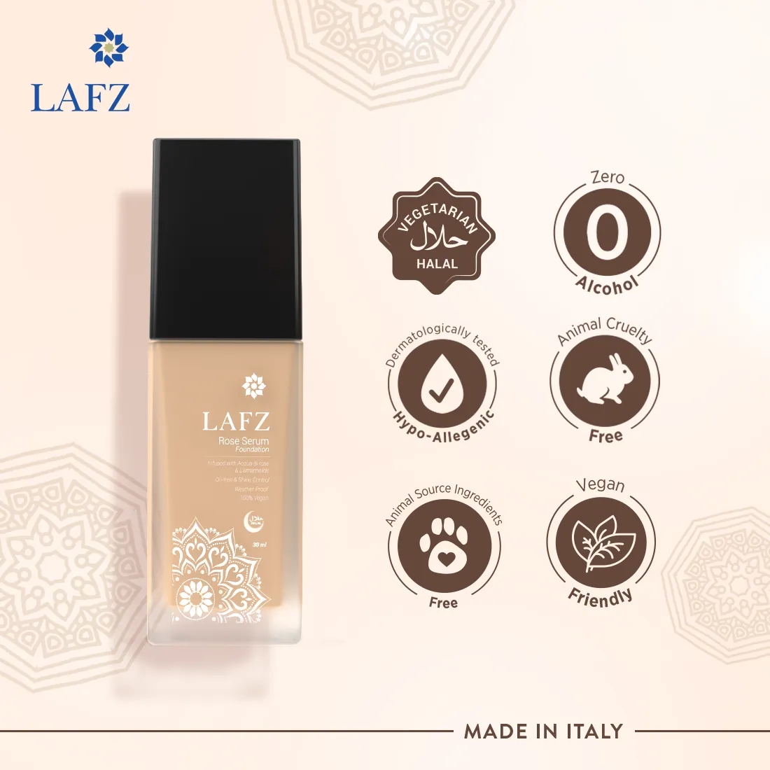 Halal Rose Serum Foundation