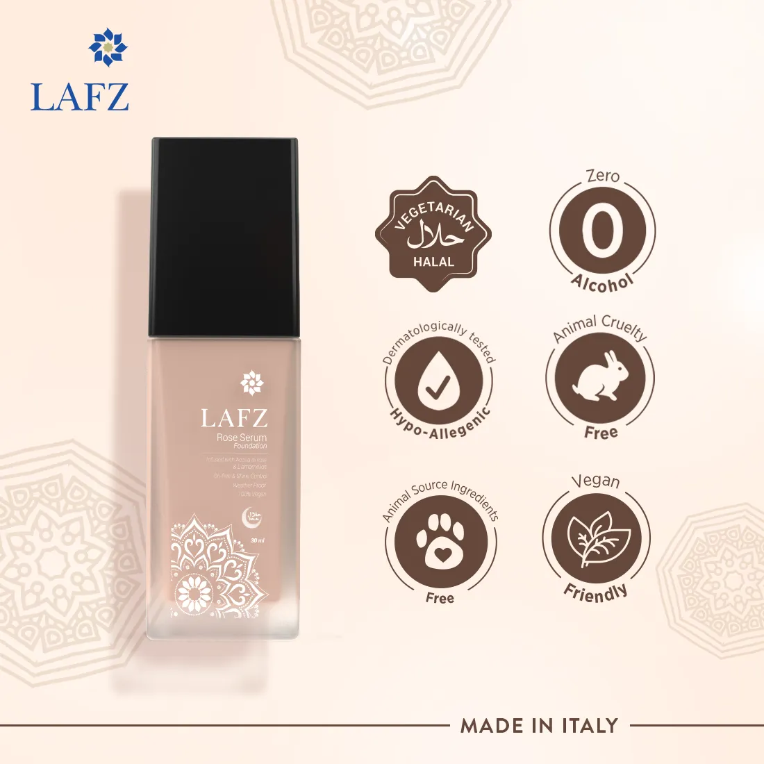 Halal Rose Serum Foundation