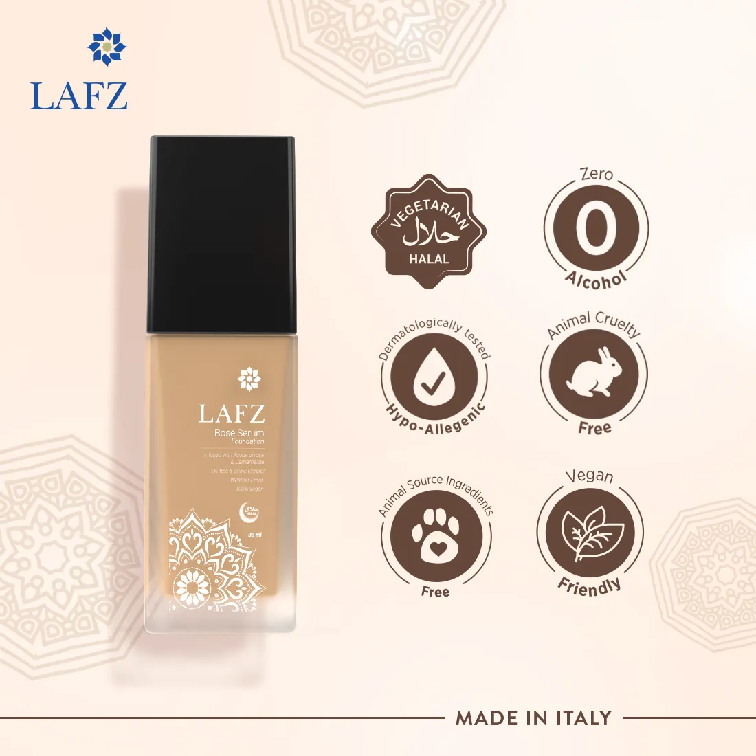 Halal Rose Serum Foundation