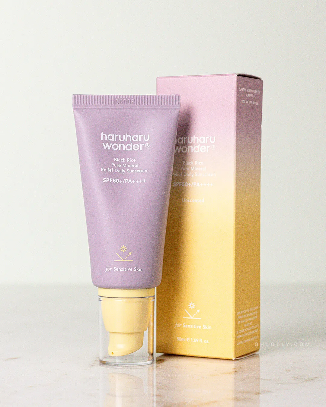 haruharu wonder Black Rice Pure Mineral Relief Daily Sunscreen