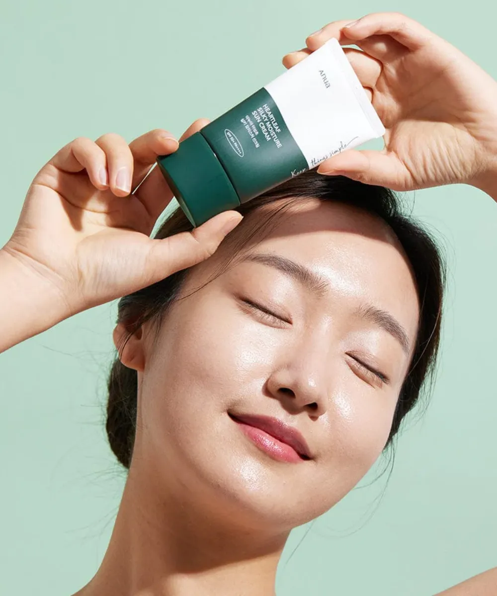 Heartleaf Silky Moisture Sunscreen SPF50  PA    