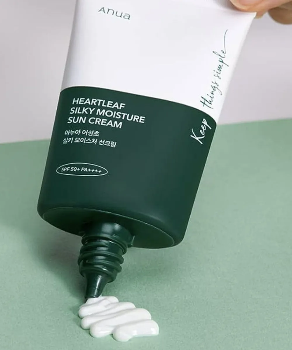 Heartleaf Silky Moisture Sunscreen SPF50  PA    