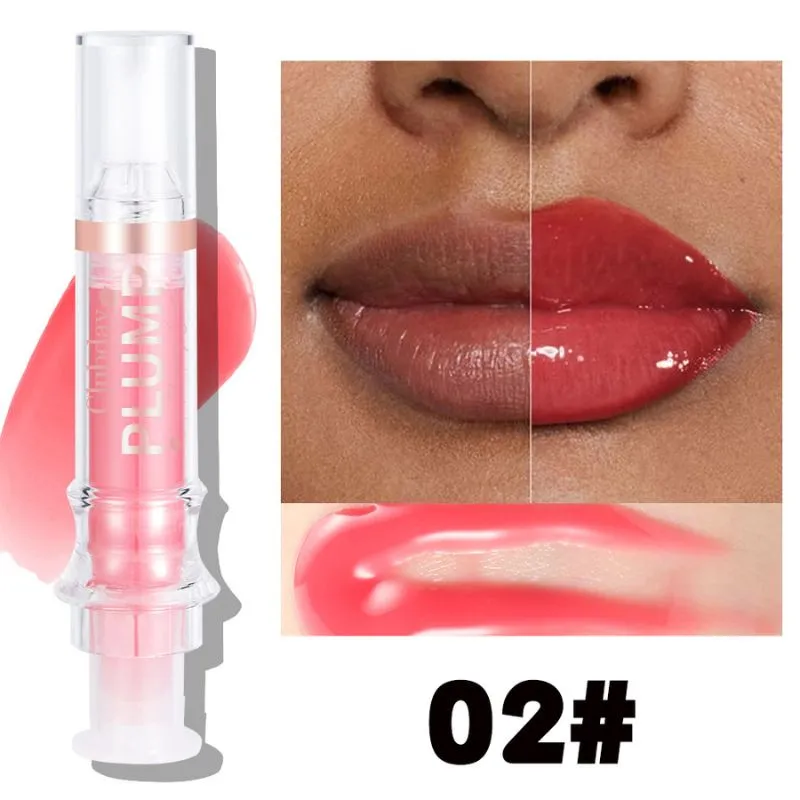 High-Shine Fuller Lip Color Gloss Vitamin E Lip Plumper