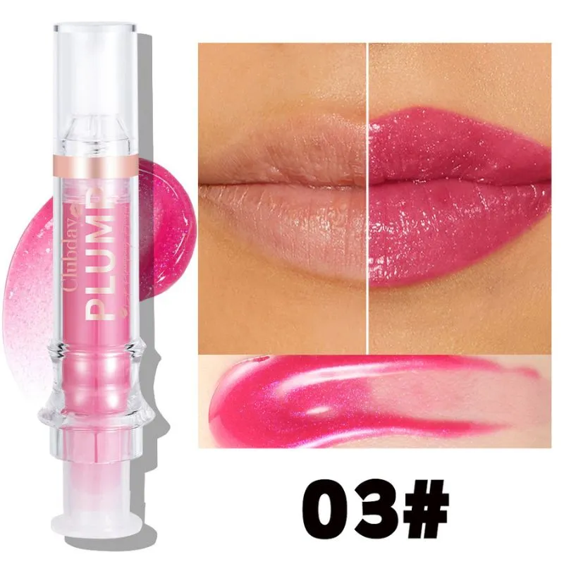 High-Shine Fuller Lip Color Gloss Vitamin E Lip Plumper