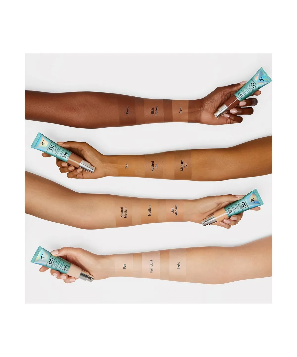IT Cosmetics - Your Skin But Better CC  Oil-Free Matte with SPF 40 - Light Medium