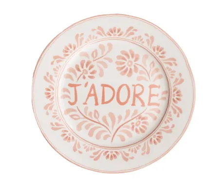 J'adore Blush Dinner Plate