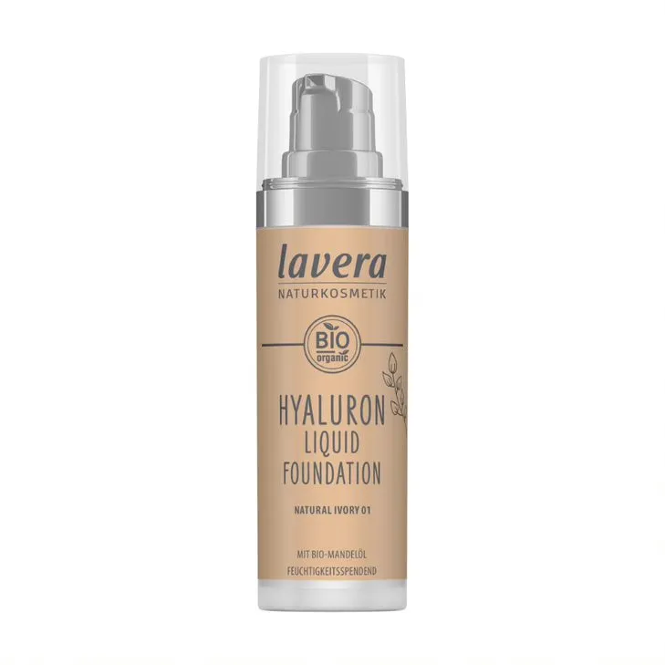 Lavera Hyaluron Liquid Foundation -Natural Ivory 01- 30 ml