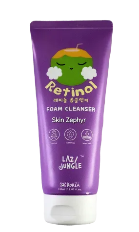 Lazy Jungle Retinol Foam Cleanser