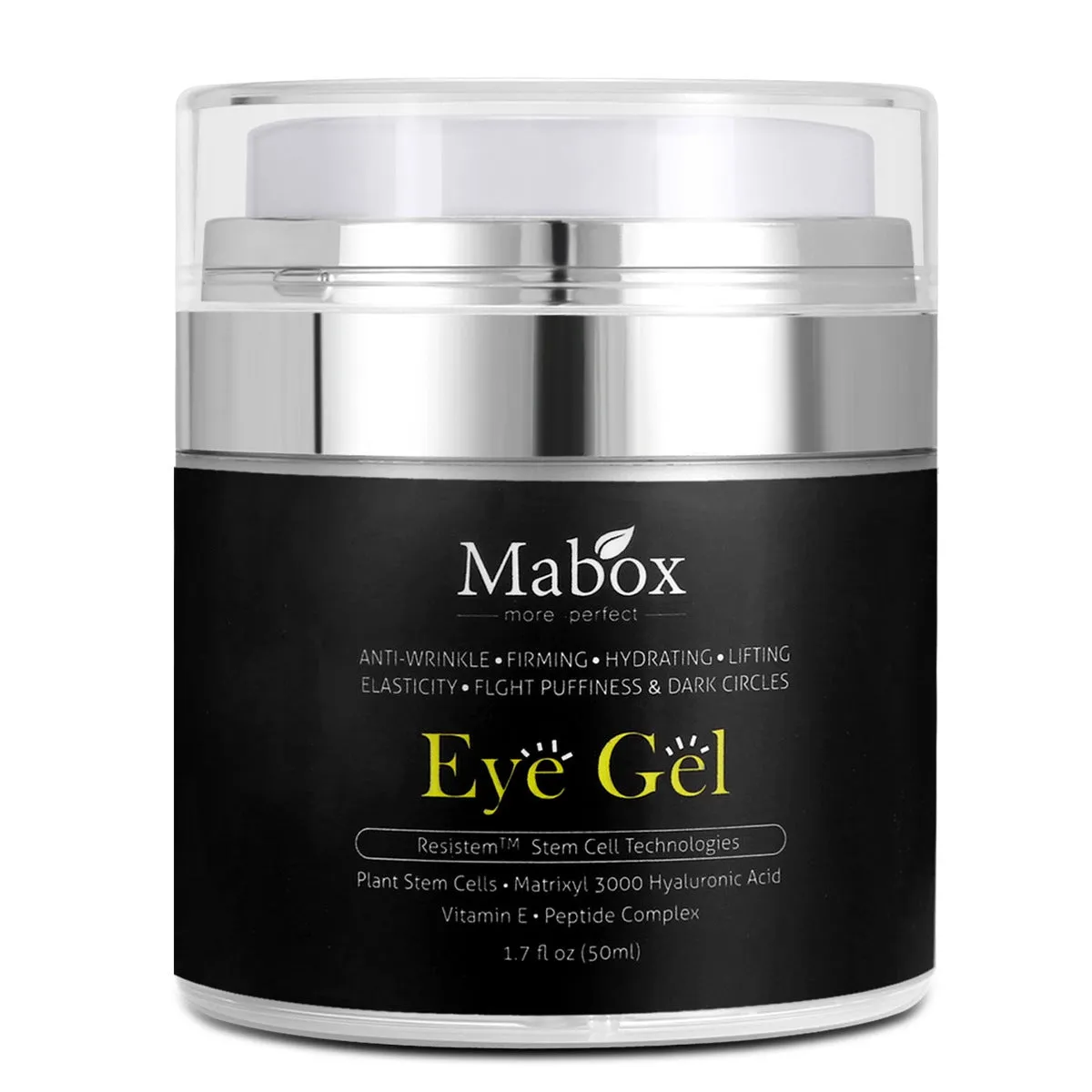 Mabox Eye Gel Cream Anti-Wrinkles Remove Dark Circle Hyaluronic Acid Firming Lightening 50ml