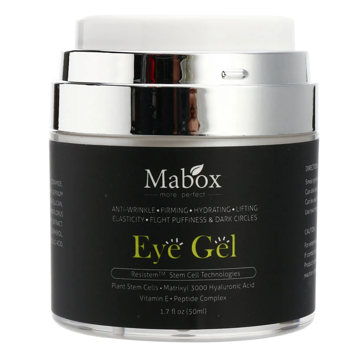 Mabox Eye Gel Cream Anti-Wrinkles Remove Dark Circle Hyaluronic Acid Firming Lightening 50ml