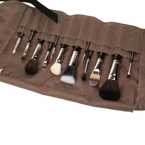 Maestro Complete 12pc. Brush Set with Roll-up Pouch