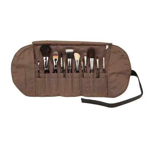 Maestro Complete 12pc. Brush Set with Roll-up Pouch