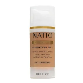 Natio Flawless Foundation SPF 15 Medium Tan 30ml