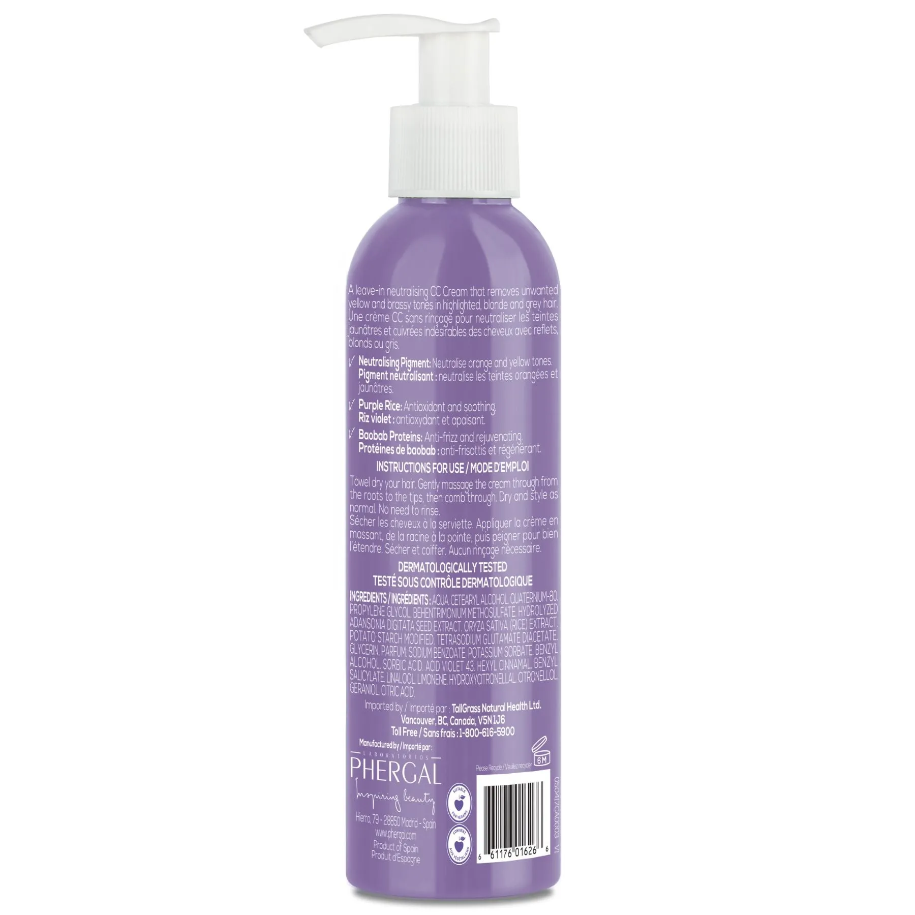 Naturtint Purple CC Cream 200ml