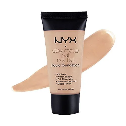 NYX Stay Matte But not Flat Foundation Liquid, Porcelain, 35ml