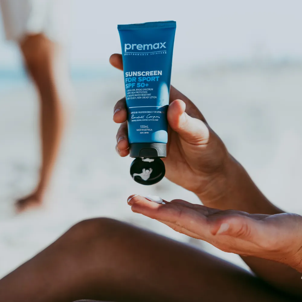 Pillar Sports - Premax Sunscreen for Sport SPF50  (International/EU label) 100ml