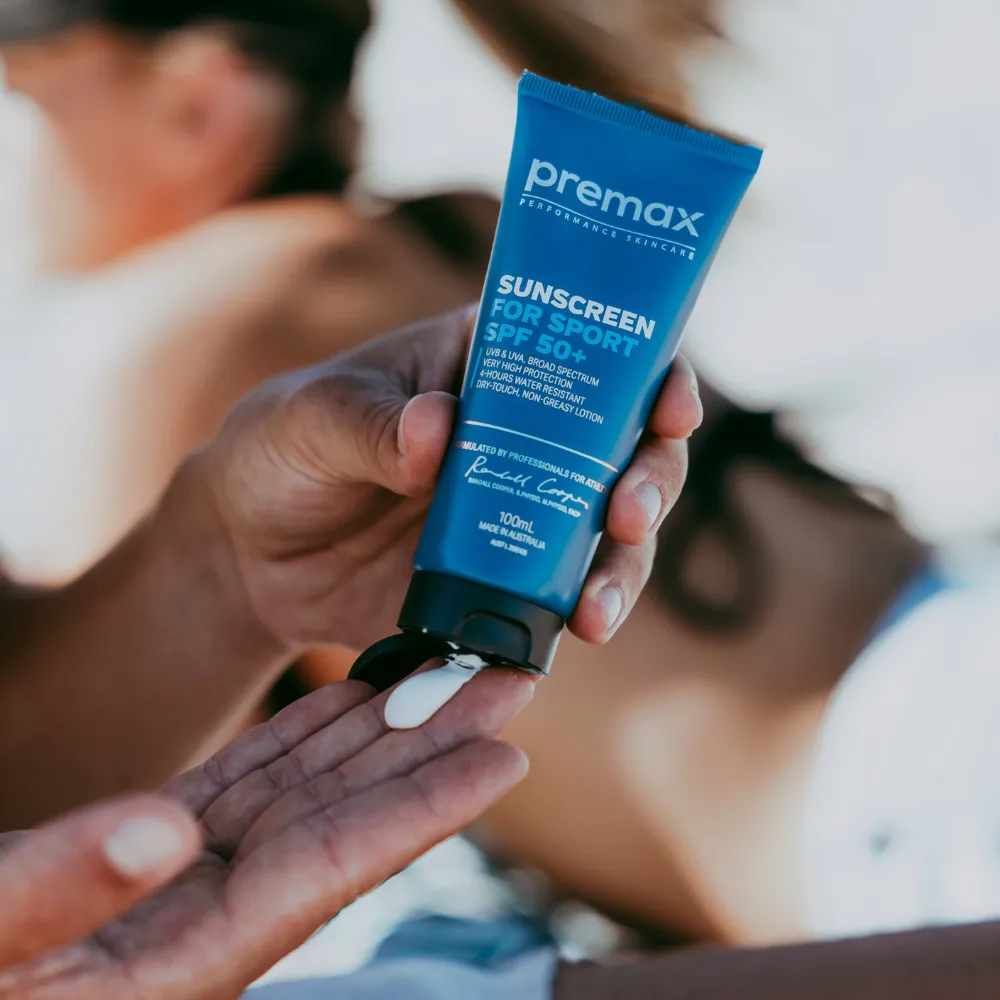 Pillar Sports - Premax Sunscreen for Sport SPF50  (International/EU label) 100ml