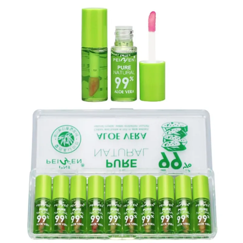 Pure Natural Aloe Vera Lipstick Lasting Moisturizing Liquid Lipstick
