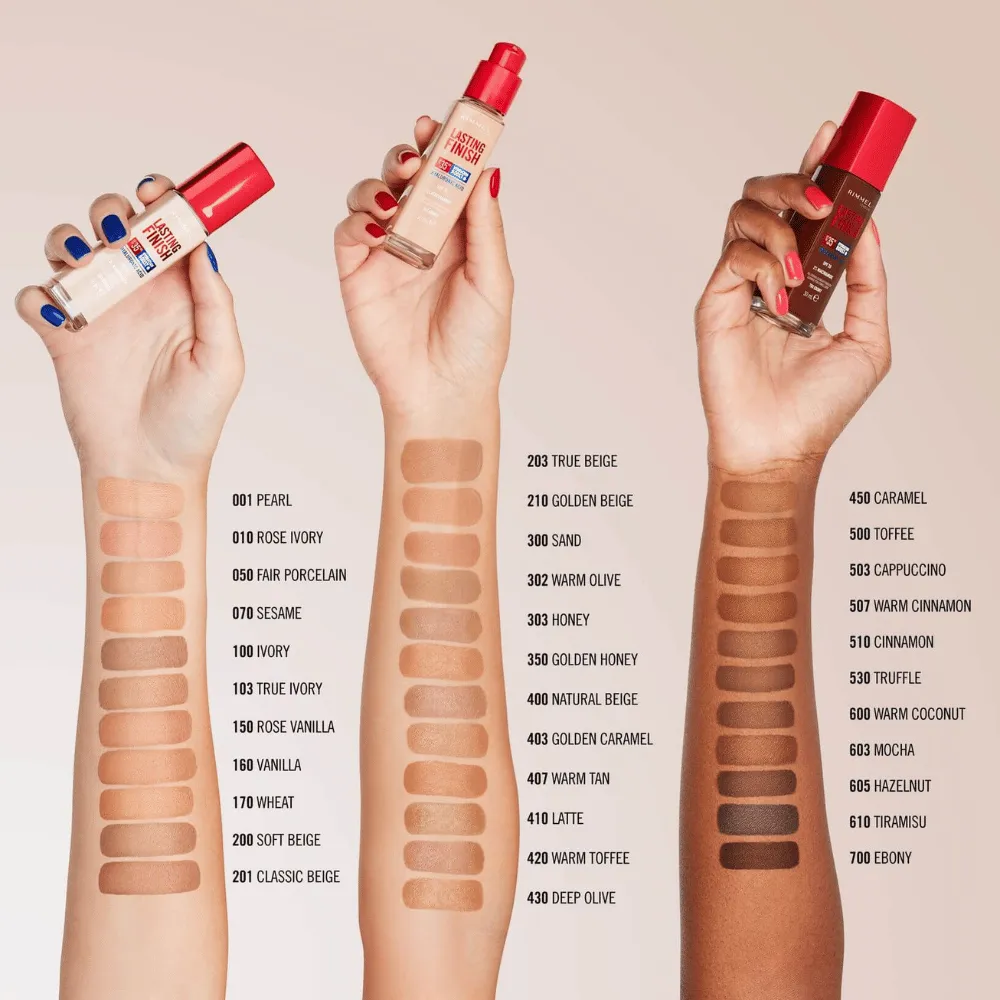 Rimmel London Lasting Finish 35 Hour Foundation - 410: Latte