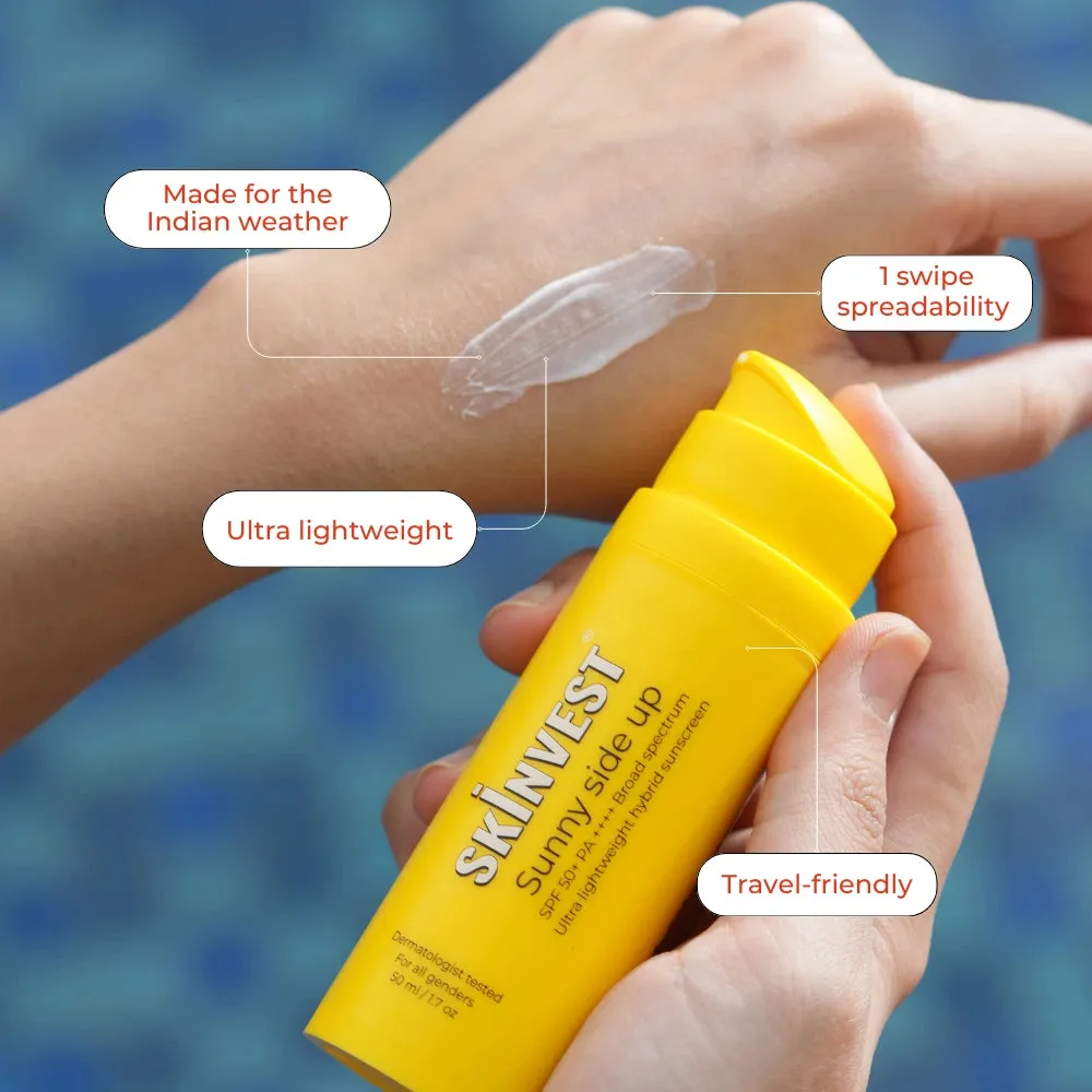 Skinvest Sunny side up SPF 50  PA      Sunscreen (50ml)