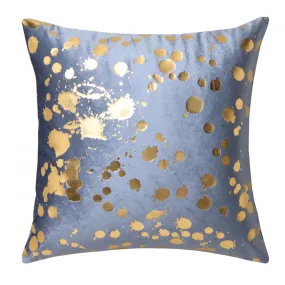 Spritz Square Cushion Blue by Logan and Mason