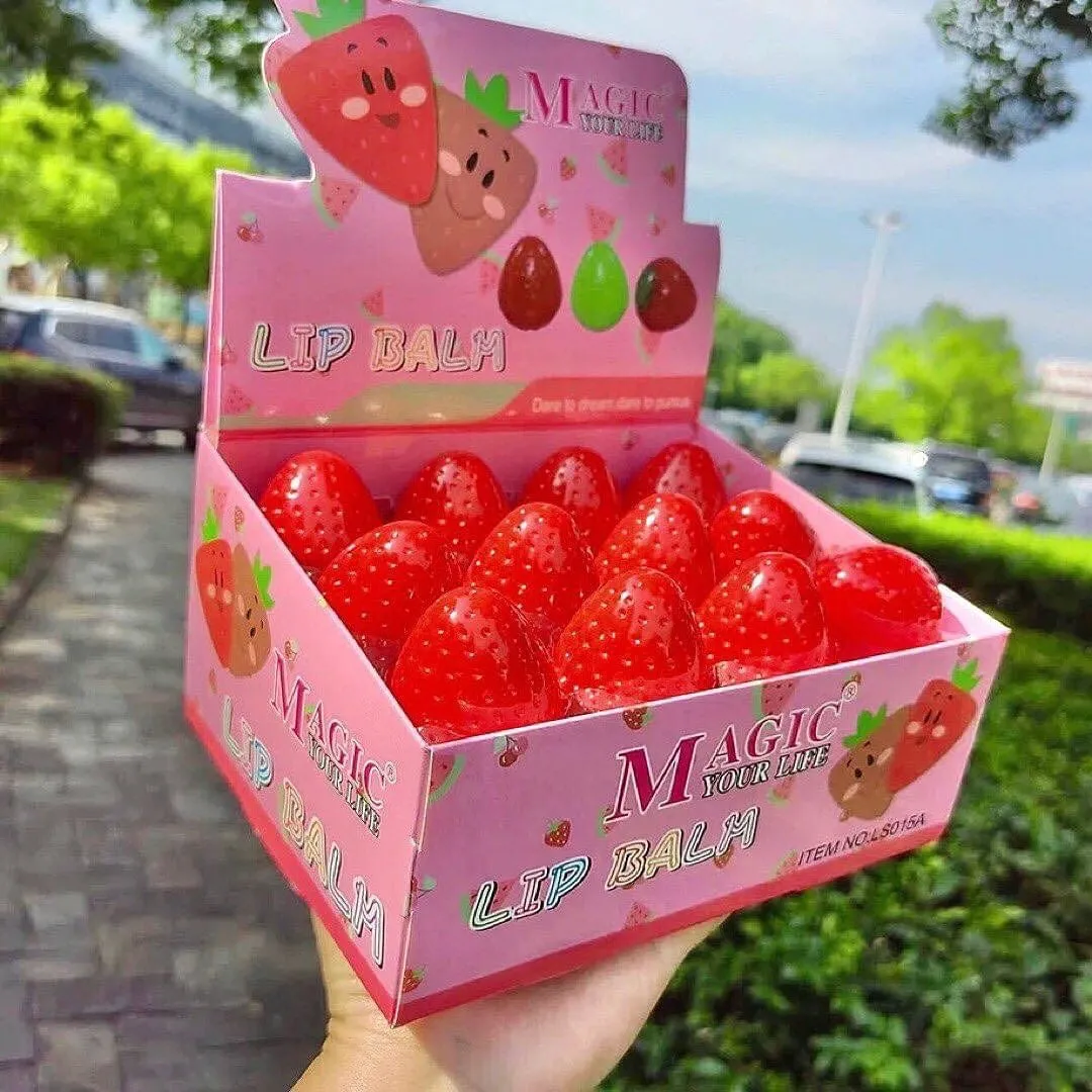 Strawberry Moisturizing Fruity Lip Balm