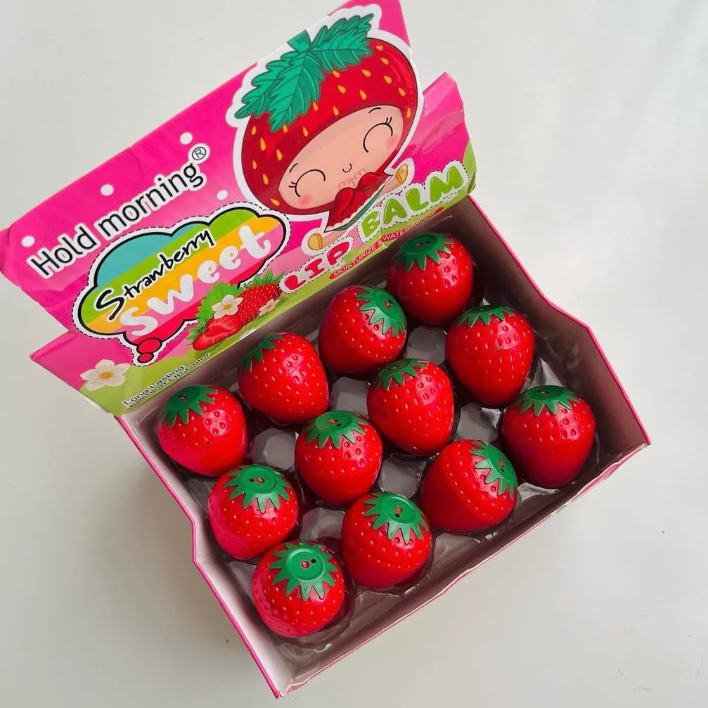 Strawberry Moisturizing Fruity Lip Balm