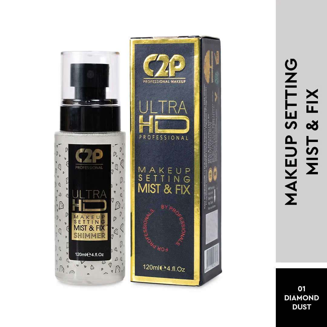 ULTRA HD MAKEUP SETTING MIST & FIX - SHIMMER (120 ml)