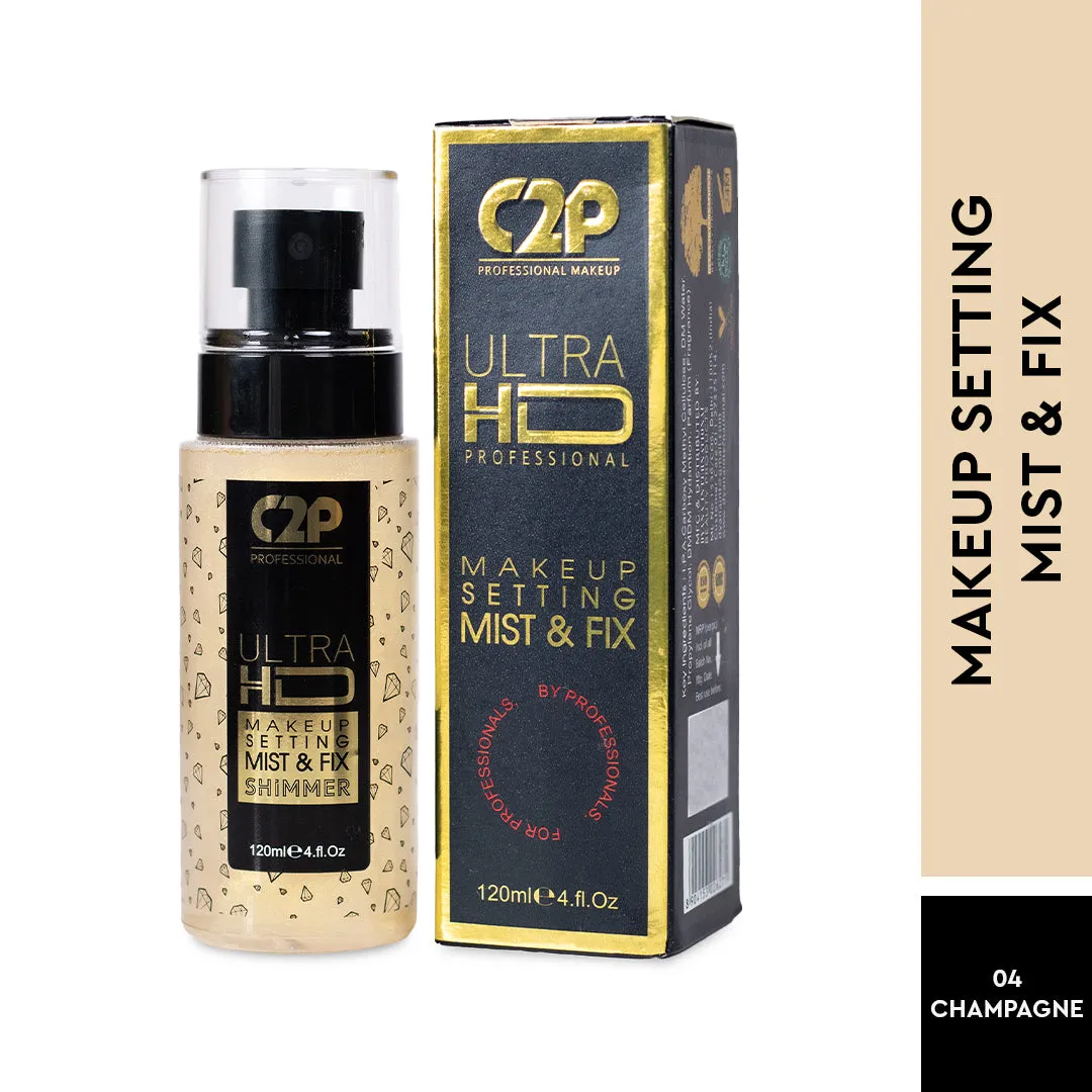 ULTRA HD MAKEUP SETTING MIST & FIX - SHIMMER (120 ml)