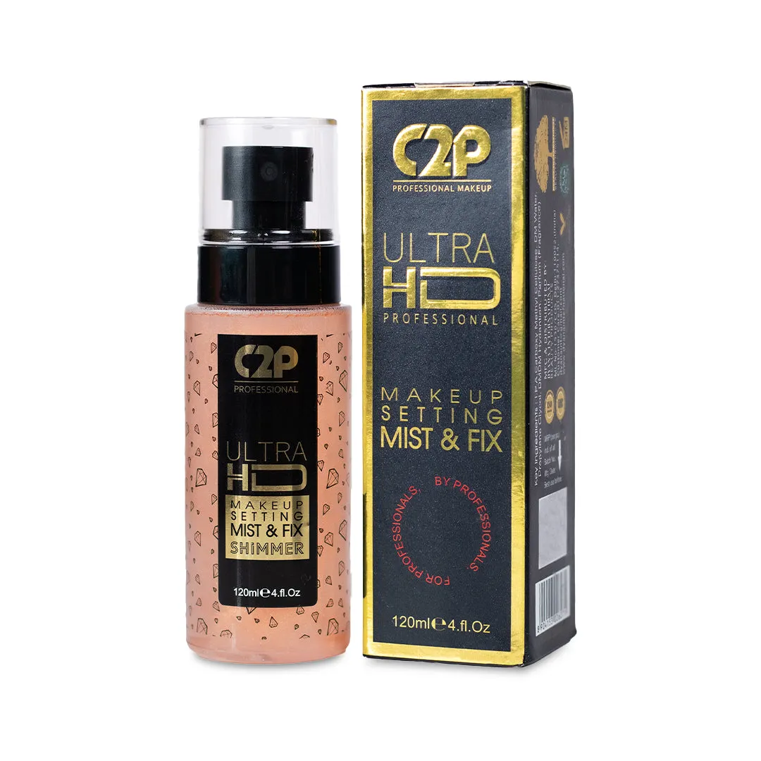 ULTRA HD MAKEUP SETTING MIST & FIX - SHIMMER (120 ml)