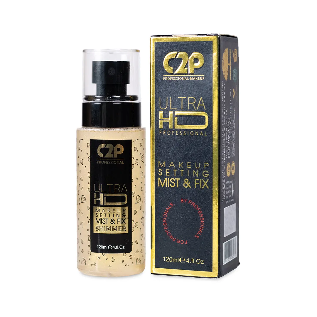 ULTRA HD MAKEUP SETTING MIST & FIX - SHIMMER (120 ml)